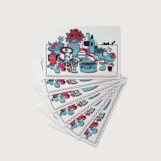 Potluck Recipe Card Set