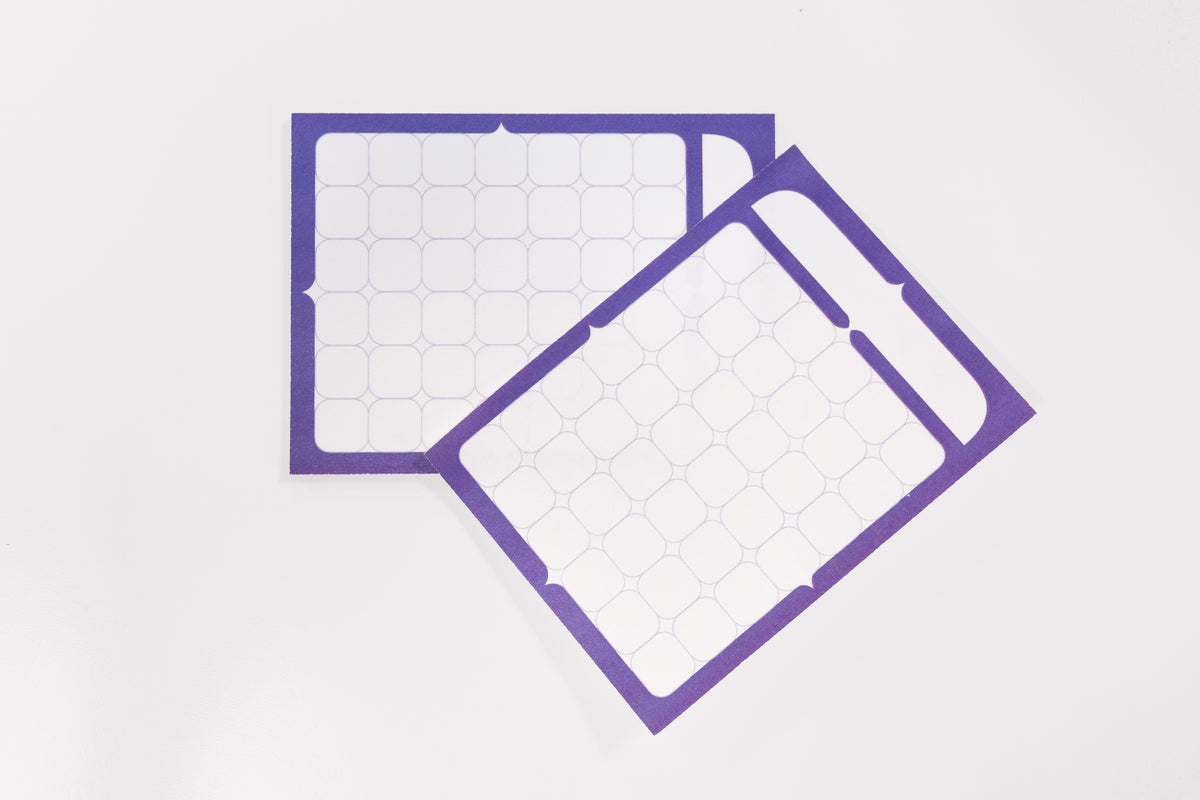 The Calendar Sticky Note with the top sheet artfully peeled and placed diagonally across the rest of the pad.
