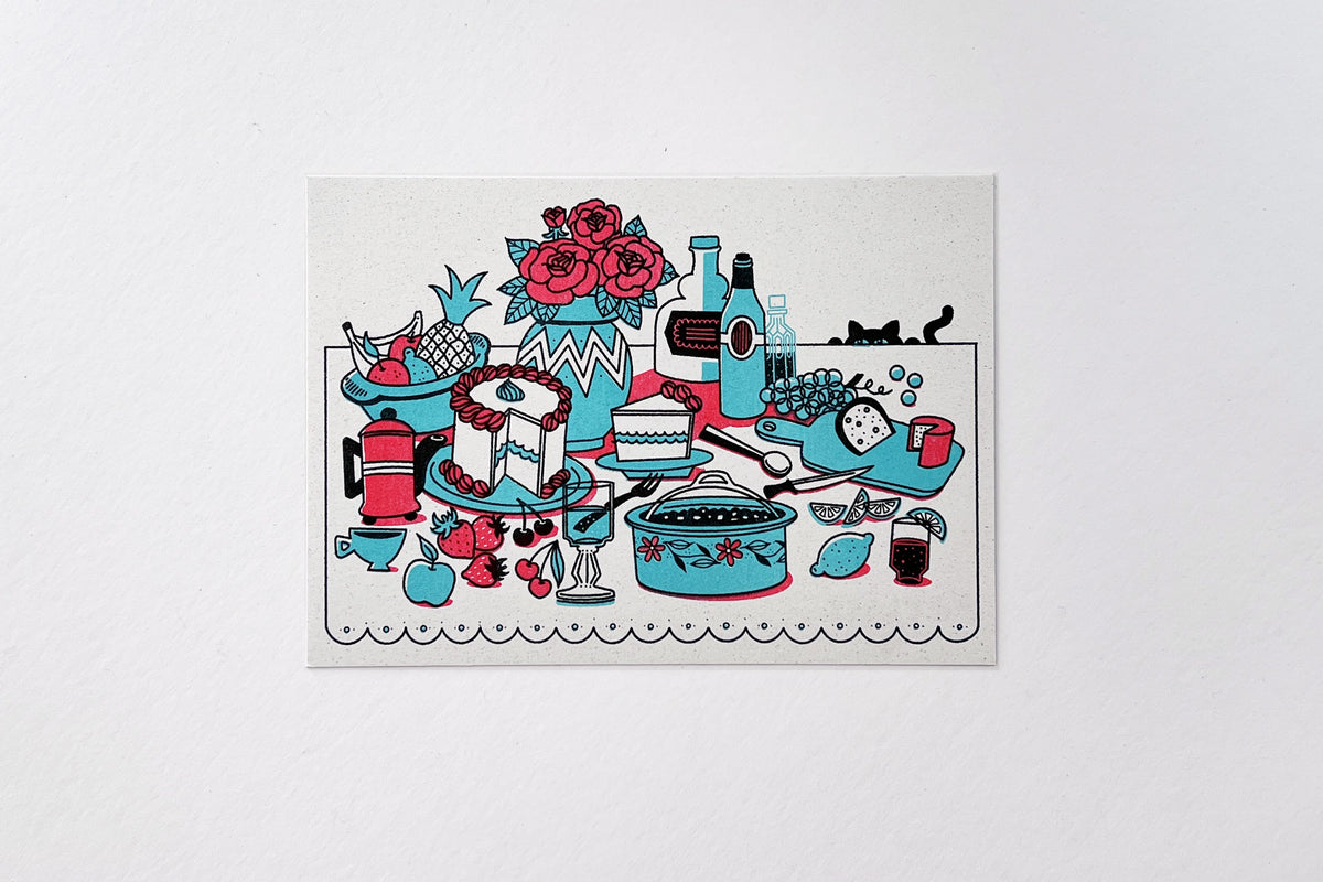 Potluck Postcard Print