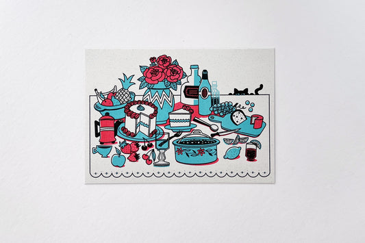 Potluck Postcard Print