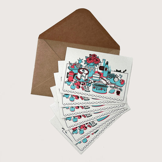 Potluck Recipe Card Set