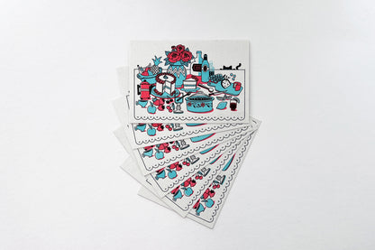 Potluck Recipe Card Set