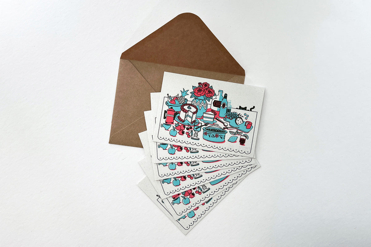 Potluck Recipe Card Set