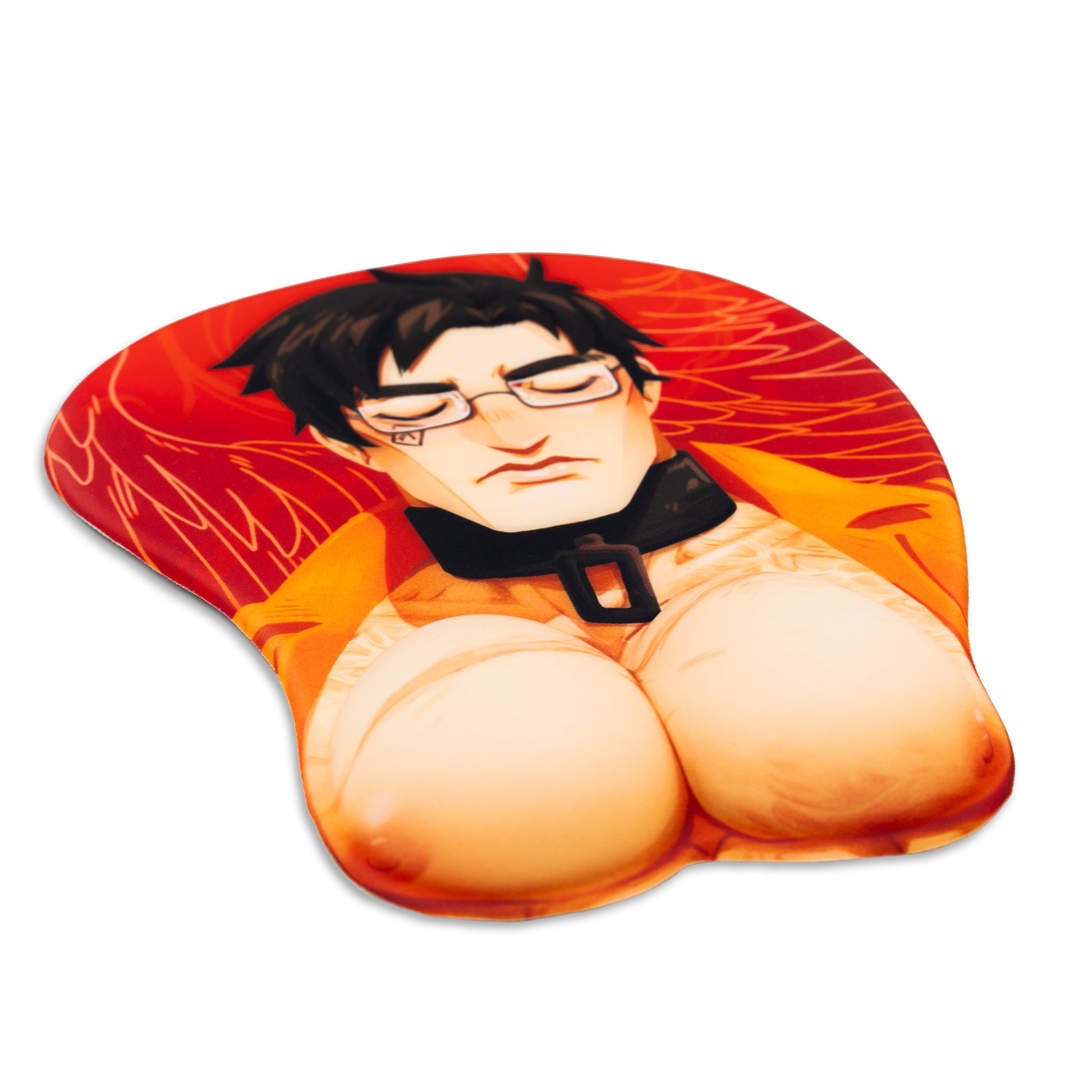 Angled view of Shimin 3D Mousepad.