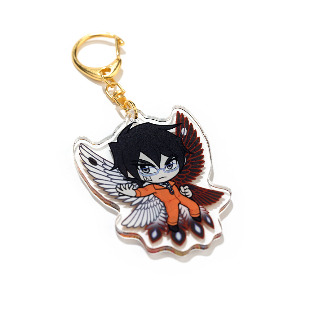 Angle view of Shimin charm side two.