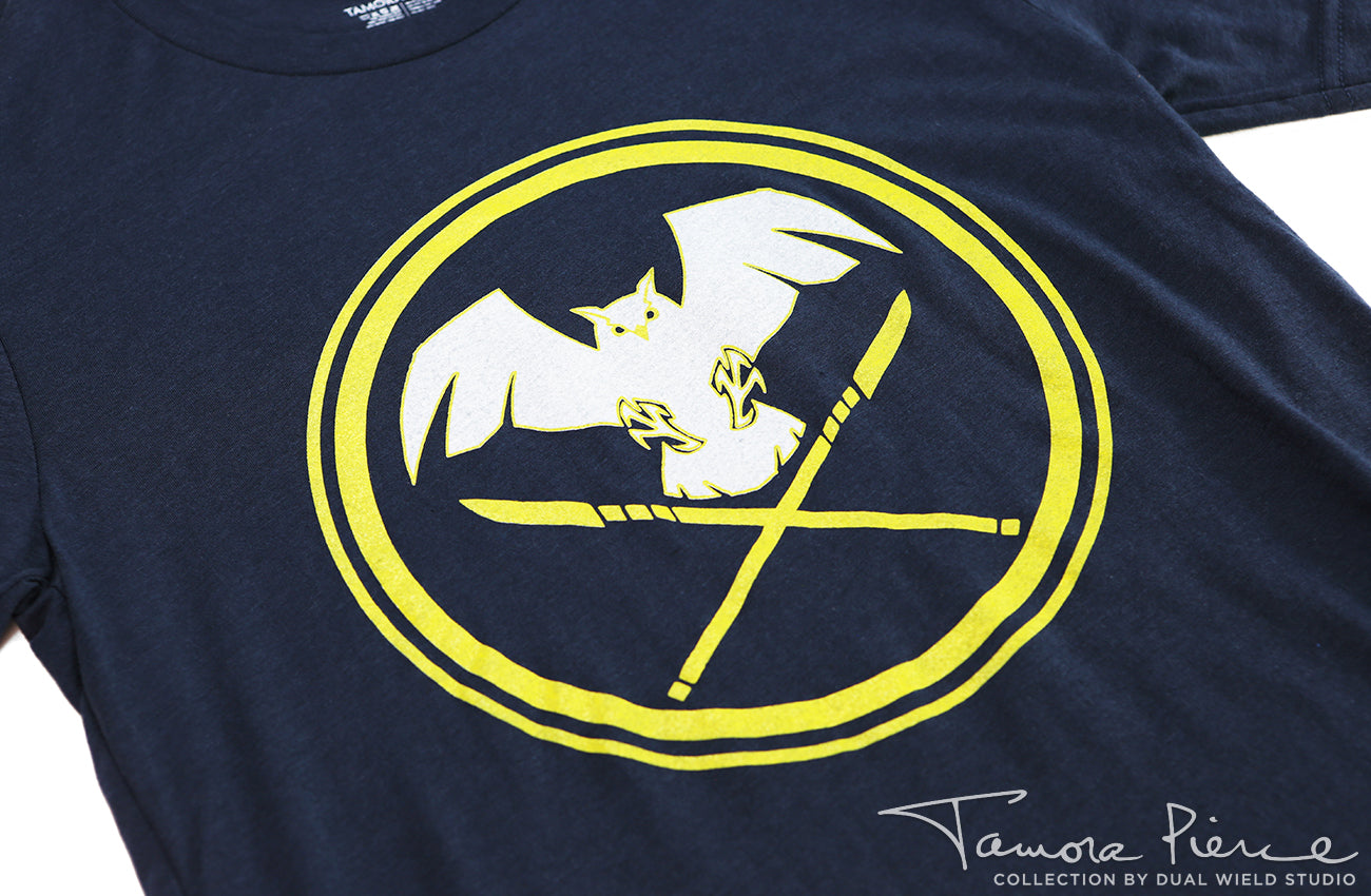 Closeup of Keladry Shield T-Shirt shield emblem